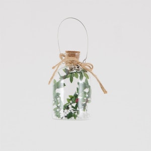 Rustic Berry Branch Bottle Hanging Decoration by Hyde And Seek