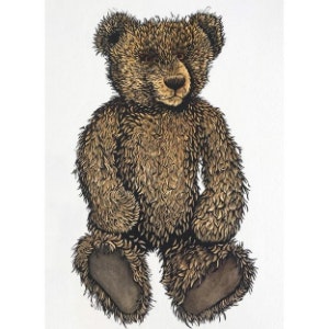 Teddy Bear Card by Katharine Green