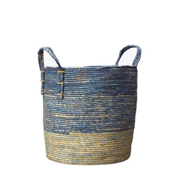 Large Blue Tonal Basket by Wikholm Form
