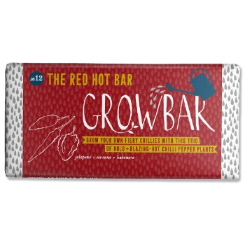 The Red Hot Bar Garden Seeds Kit by The Gluttonous Gardener