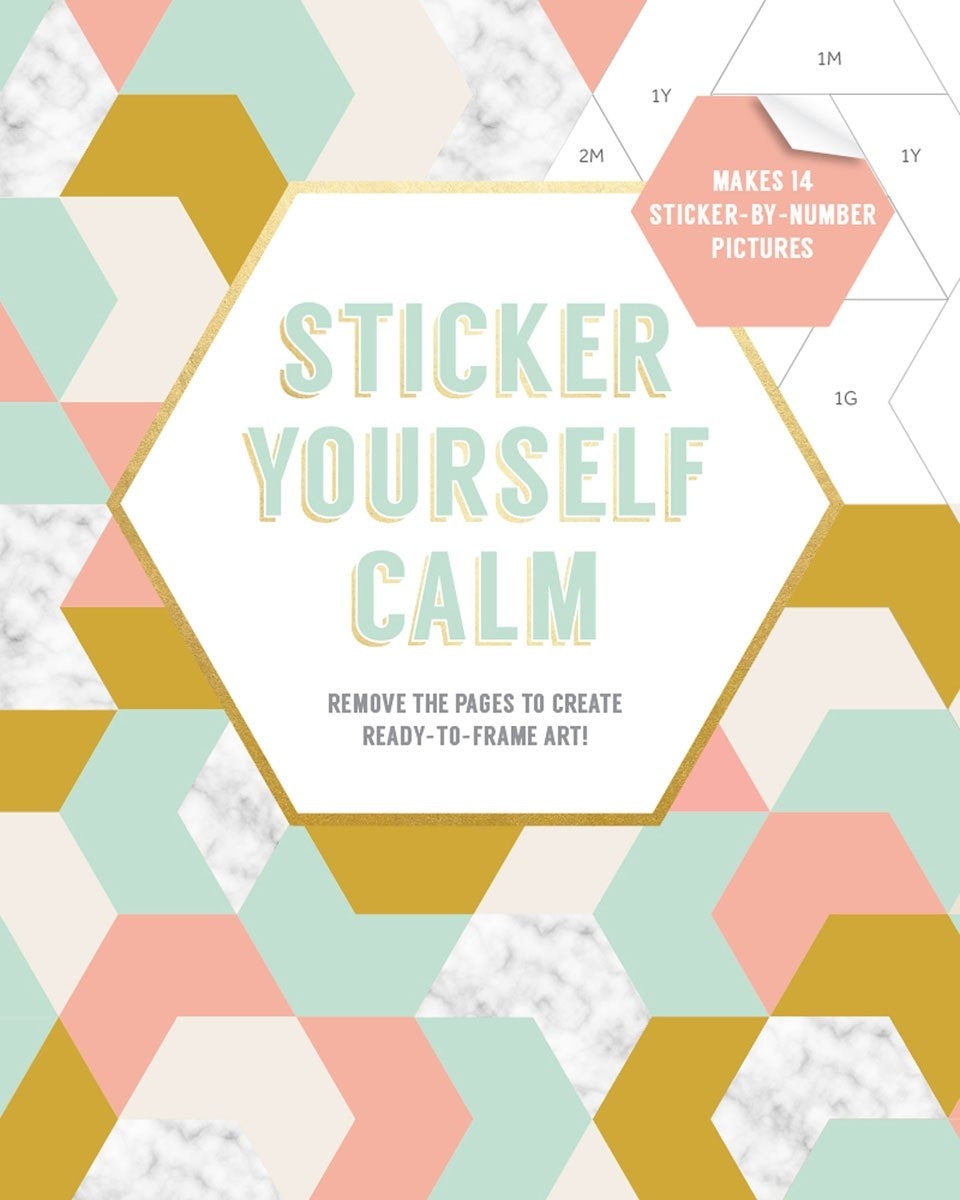 Sticker Yourself Calm Sticker Book by Littlehampton
