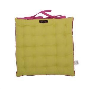 Lime And Magenta Seat Pad by Ragged Rose