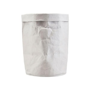 Grey Craft Washable Paper Bin by Monograph