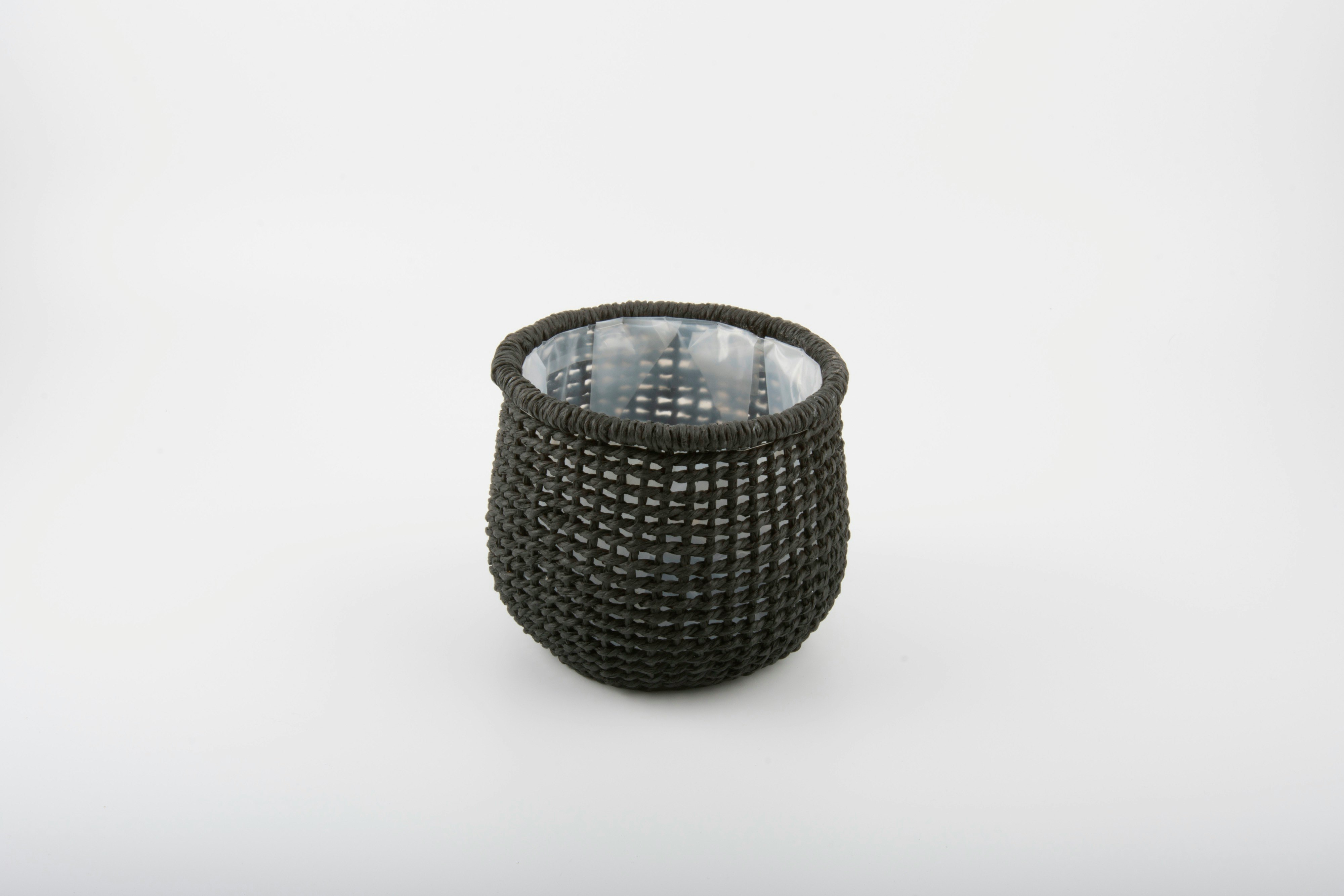 Black Twine Orchid Pot - Small by