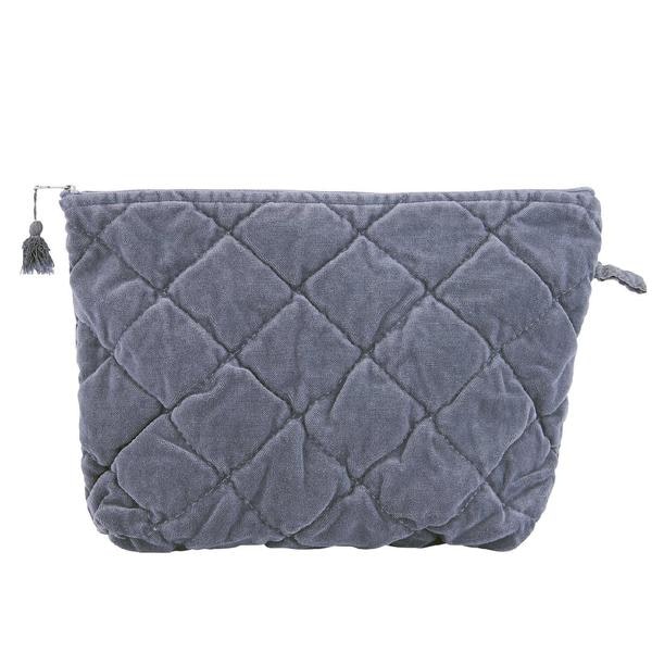 Dusty Blue Velvet Pouch by Ib Laursen