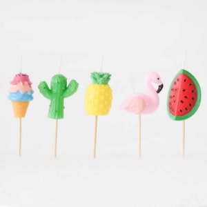 Tropical Cake Candle Set by Smiling Faces