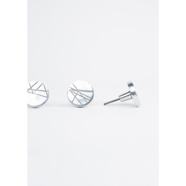 Silver Imprint Wall Hooks by Tutti & Co