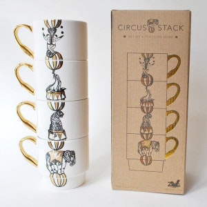 Circus Stacking Mugs by made in china