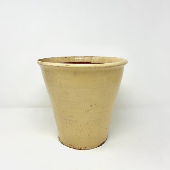 Small Cream Glazed Pot by Rick Shed