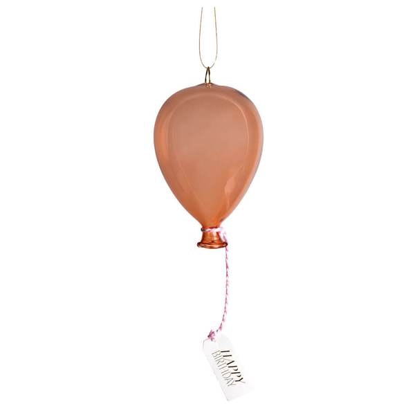 Glass Happy Birthday Balloon by Räder