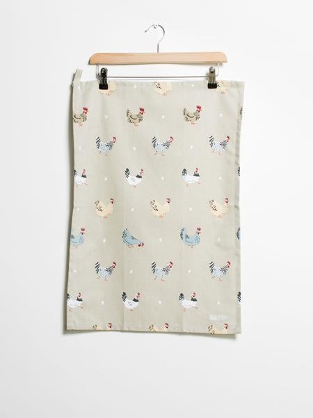 Tea Towel Lay A Little Egg by Sophie Allport