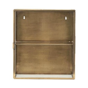 Glass & Brass Cabinet by House Doctor