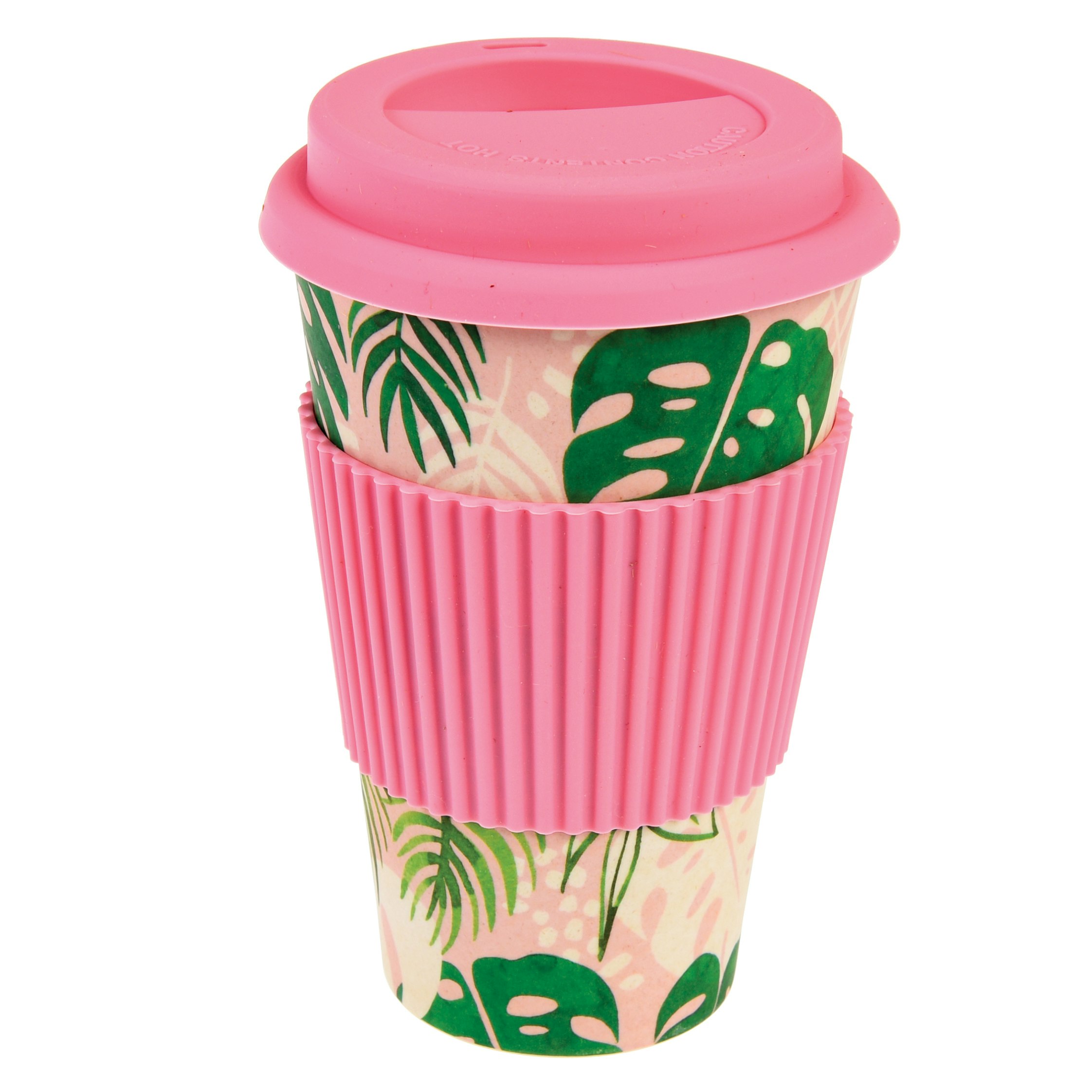 Tropical Palm Bamboo Travel Mug by Rex London