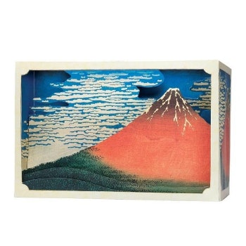 Mount Fuji Hokusai Papercraft Project by Noted