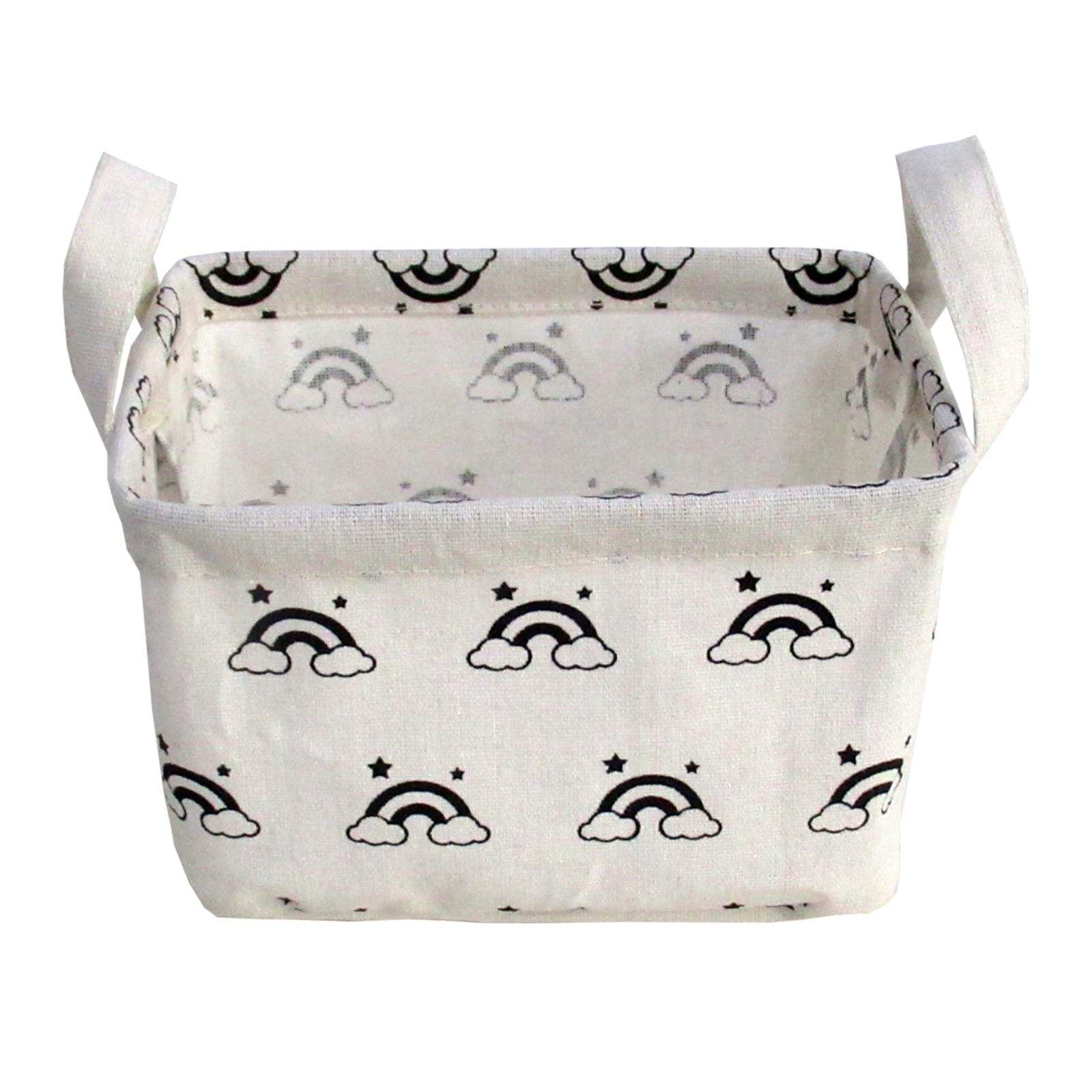 Small Rectangle Storage Basket Rainbows by