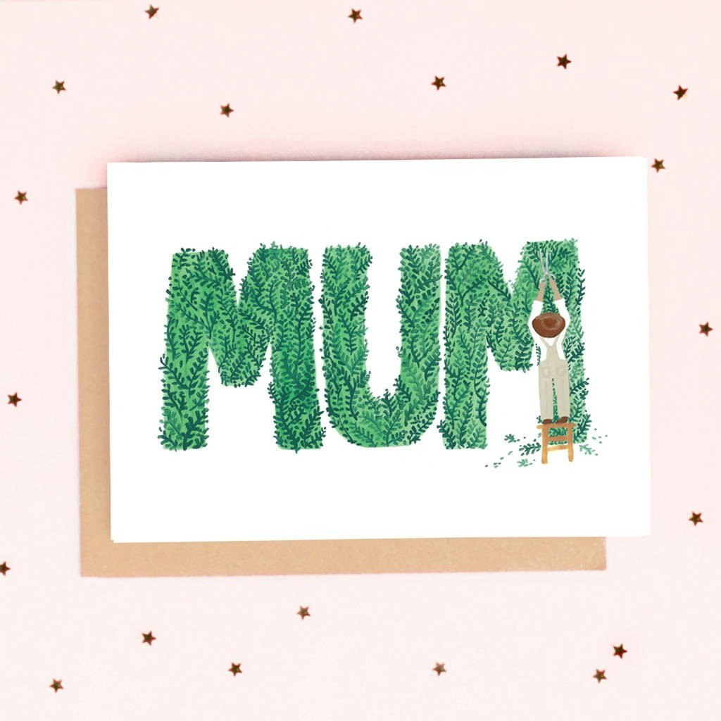 Mum Hedgerow Card by Jade Fisher