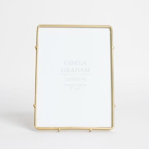 Medium Gold Edge Glass Frame by Gisela Graham