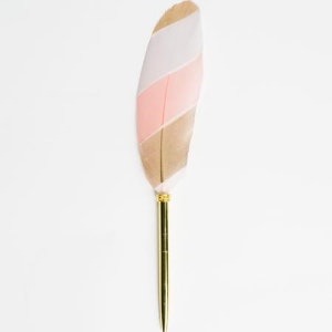 Wide Stripe Feather Pen by ARTEBENE