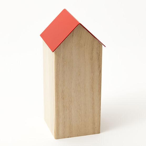 Large Storage House Box Red by Block Design