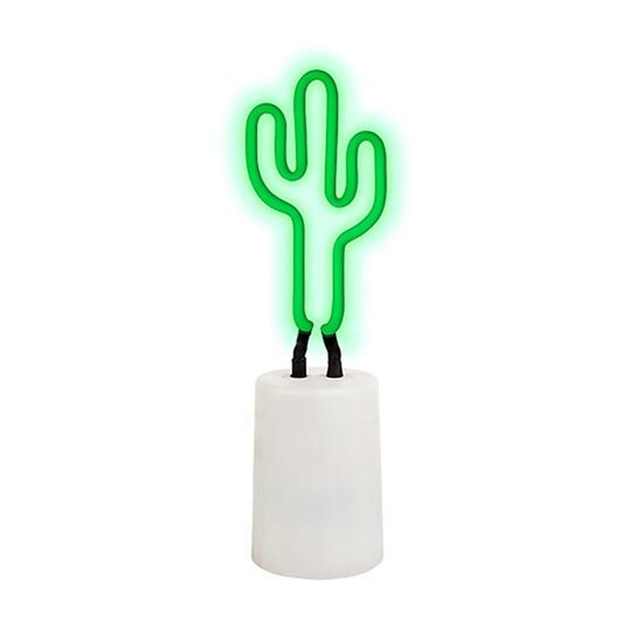 Mini Table Top Neon Cactus Light by Sunnylife