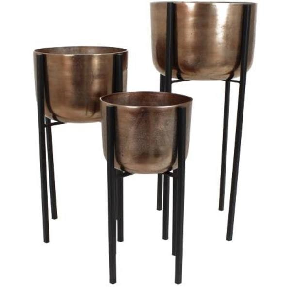 Medium Stand Copper Planter by Homewares