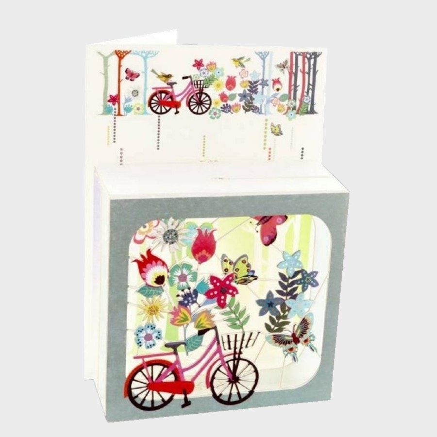 Floral Bicycle Pop Out Card by Hyde And Seek