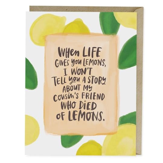 Lemons Card by Emily McDowell