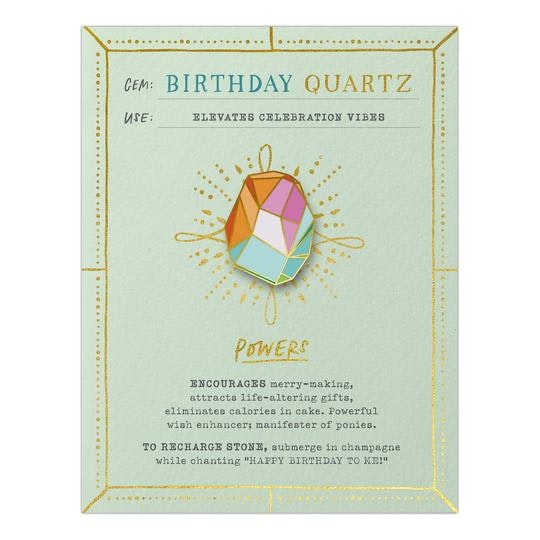 Birthday Quartz Card by Emily McDowell