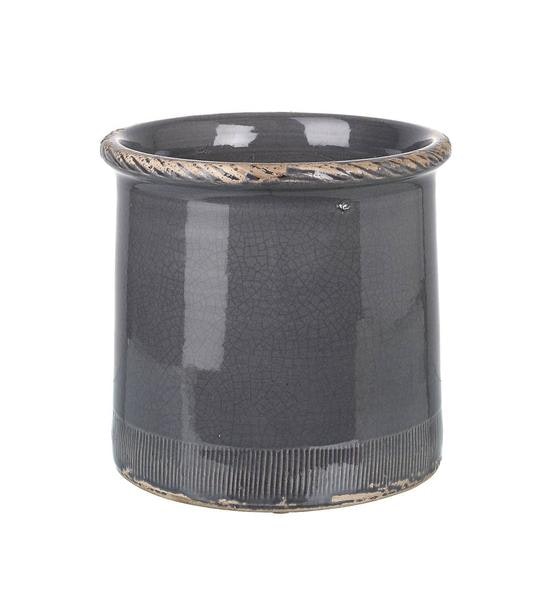 Grey Ceramic Planter Medium by Parlane
