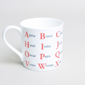 NATO Alphabet Information Mug by McGlaggen