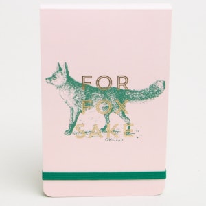 For Fox Sake Notepad by Vintage Sass