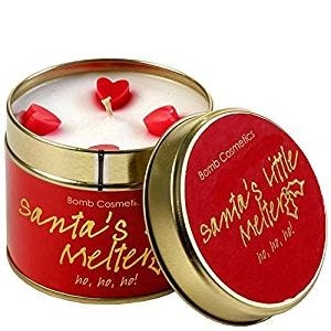 Santa's Little Melter Candle In A Tin by Bomb Cosmetics