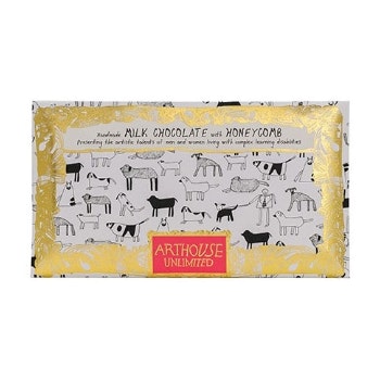 Dogs Handmade Milk Chocolate with Honeycomb by ARTHOUSE Meath