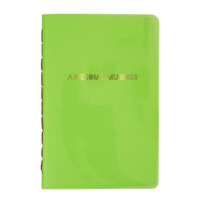 Green Awesome Musings Notebook by Meri Meri