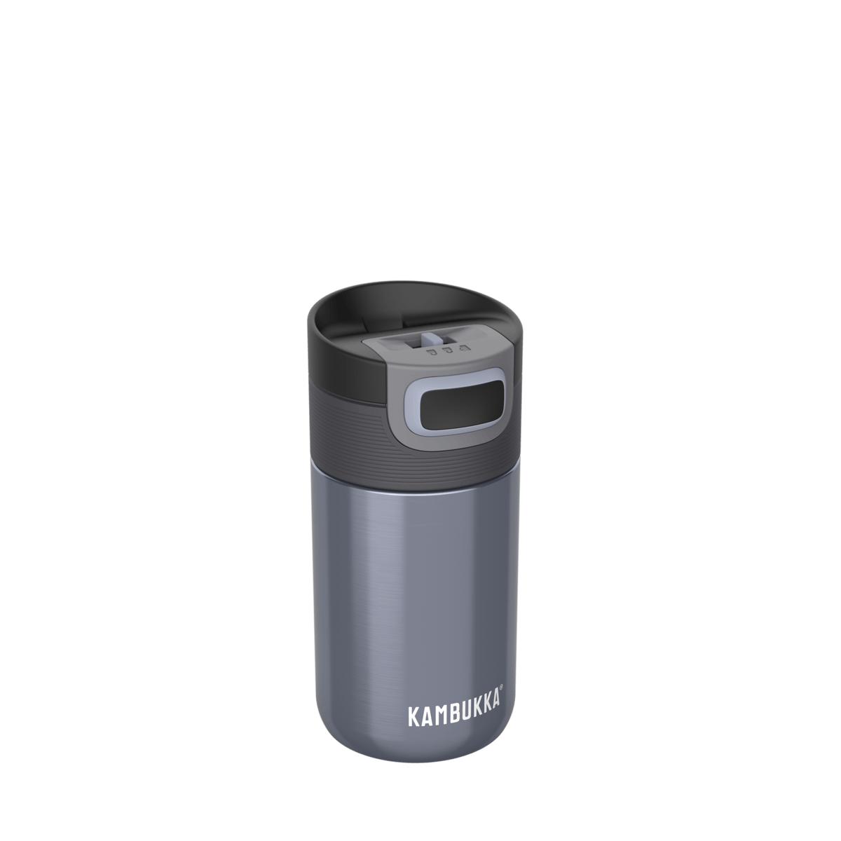 300ml Blue Steel Stainless Steel Etna Thermal Travel Mug with 3in1 Lid by Kambukka