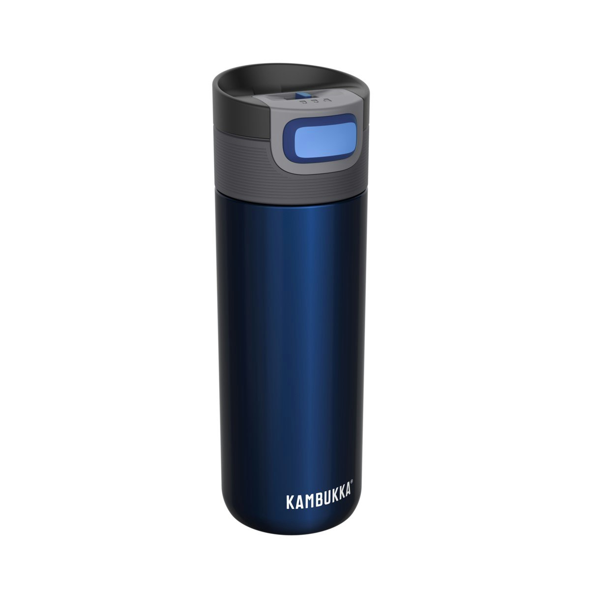 500ml Midnight Stainless Steel Etna Thermal Travel Mug with 3in1 Lid by Kambukka