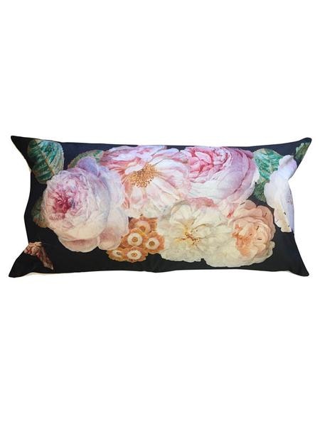 Velvet Cushion Black Rose by Vanilla Fly