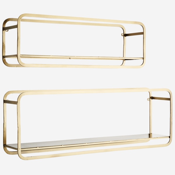 Hanging Iron Shelves by House Doctor