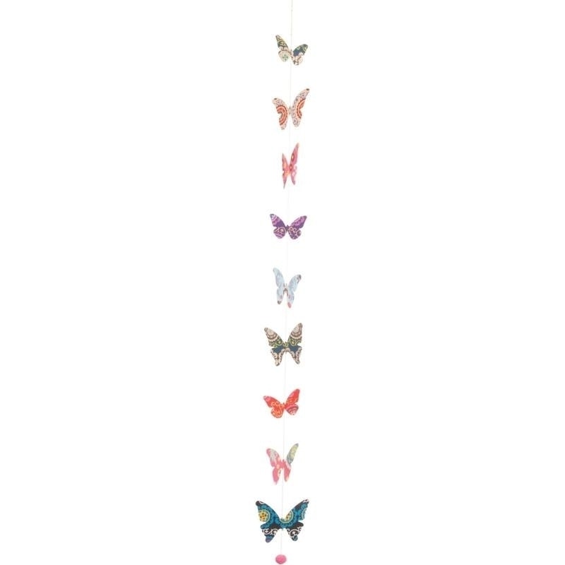 Folky Butterfly Paper Garland by Ian Snow
