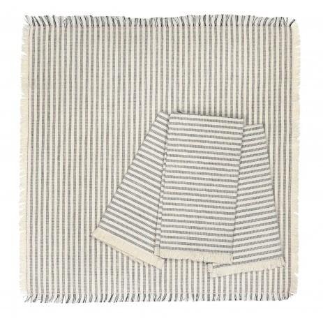 Pair Of Manor Stripe Napkins by Raine And Humble