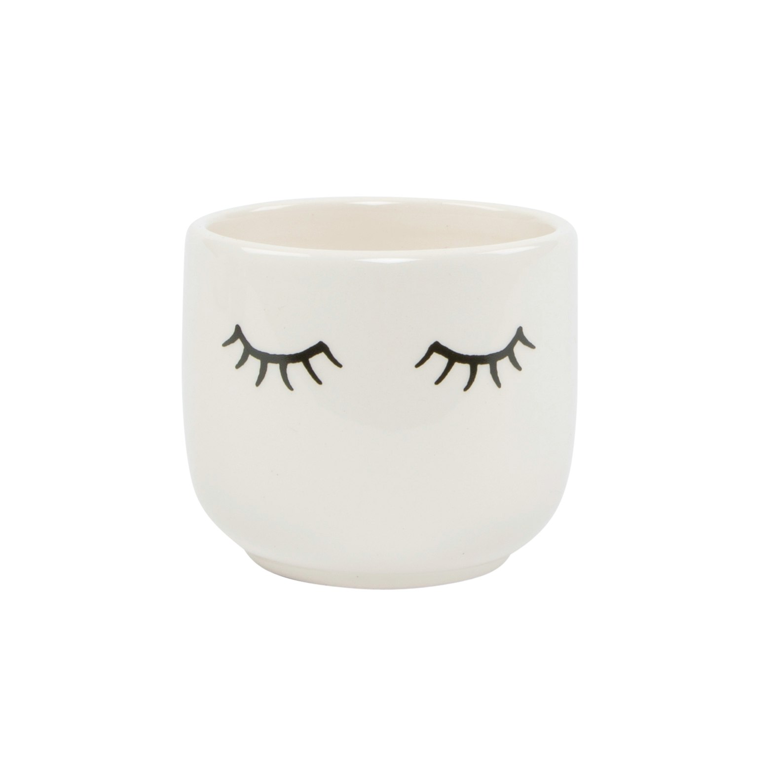 Mini Eyes Shut Planter by Sass & Belle