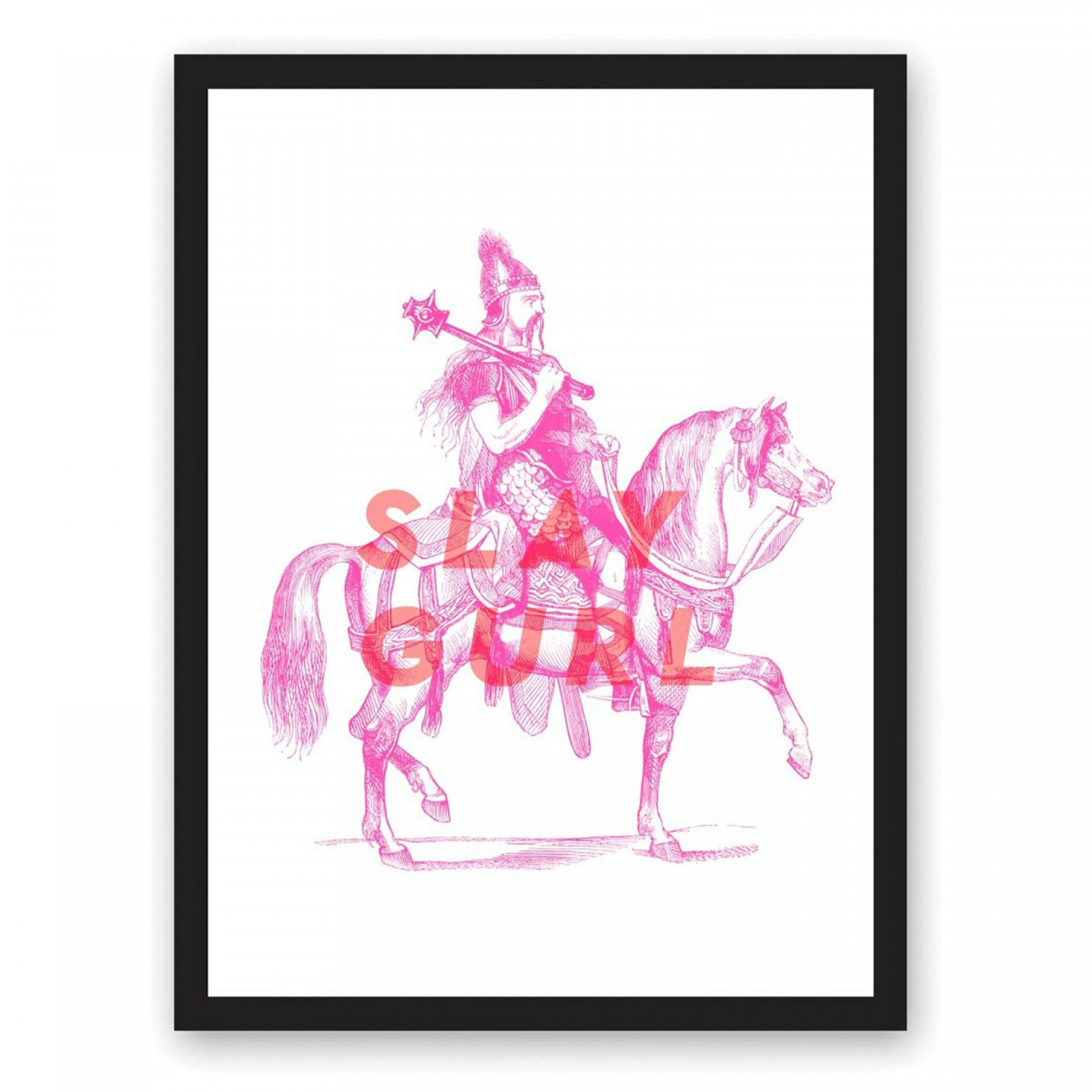 'Slay Gurl' A3 Risograph Print by Ohh Deer