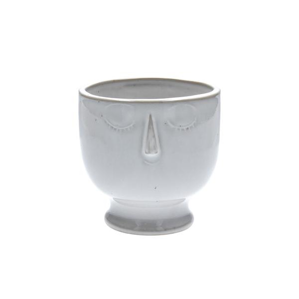 Large Planter With Face by Gisela Graham