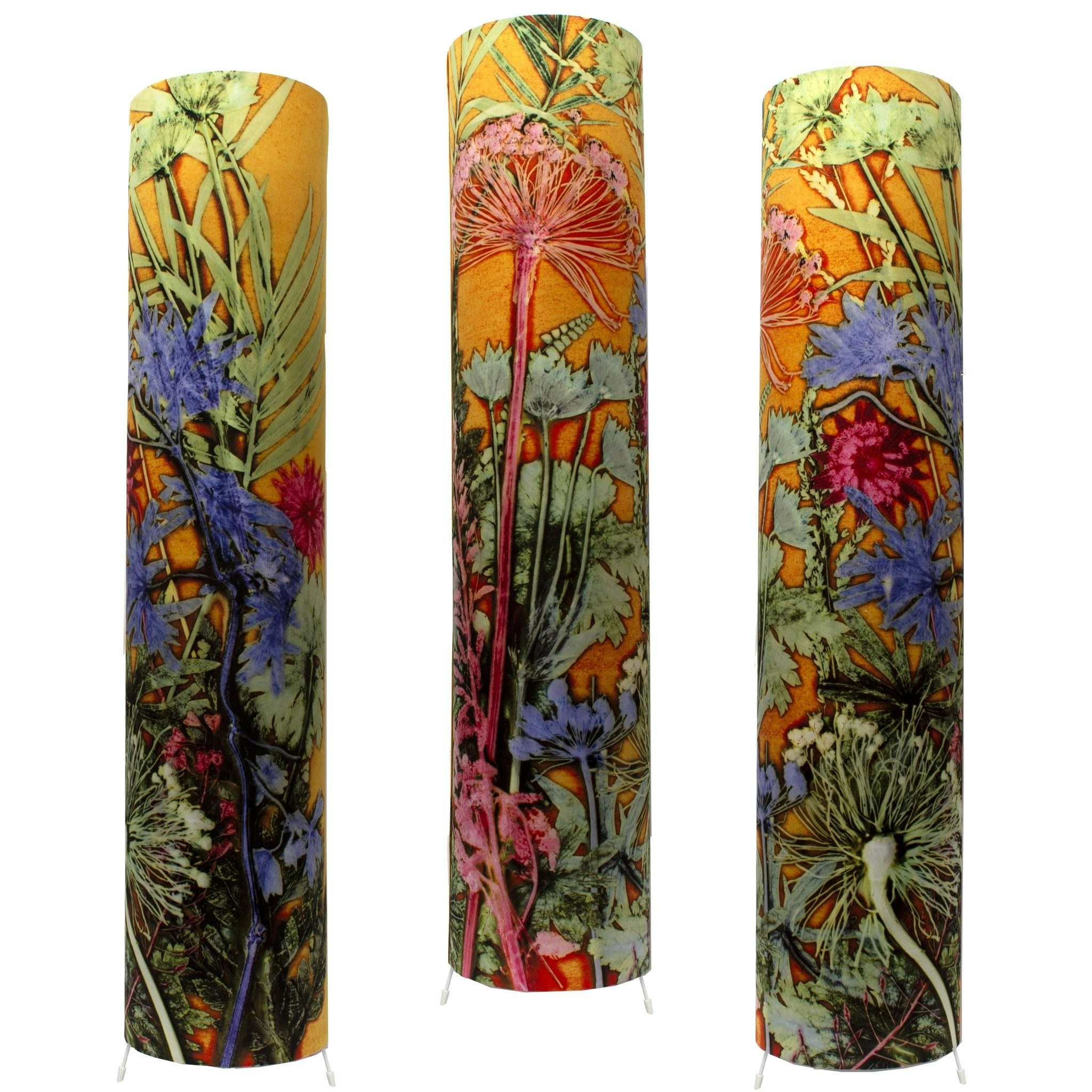 Tall Tropical Sunshine Floor Standing Lamp by Gillian Arnold