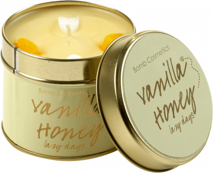 Vanilla Honey Tinned Candle by Bomb Cosmetics