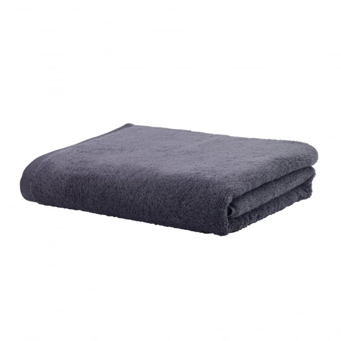 100cm x 150cm Graphite London Egyptian Cotton XL Bath Towel by Aquanova