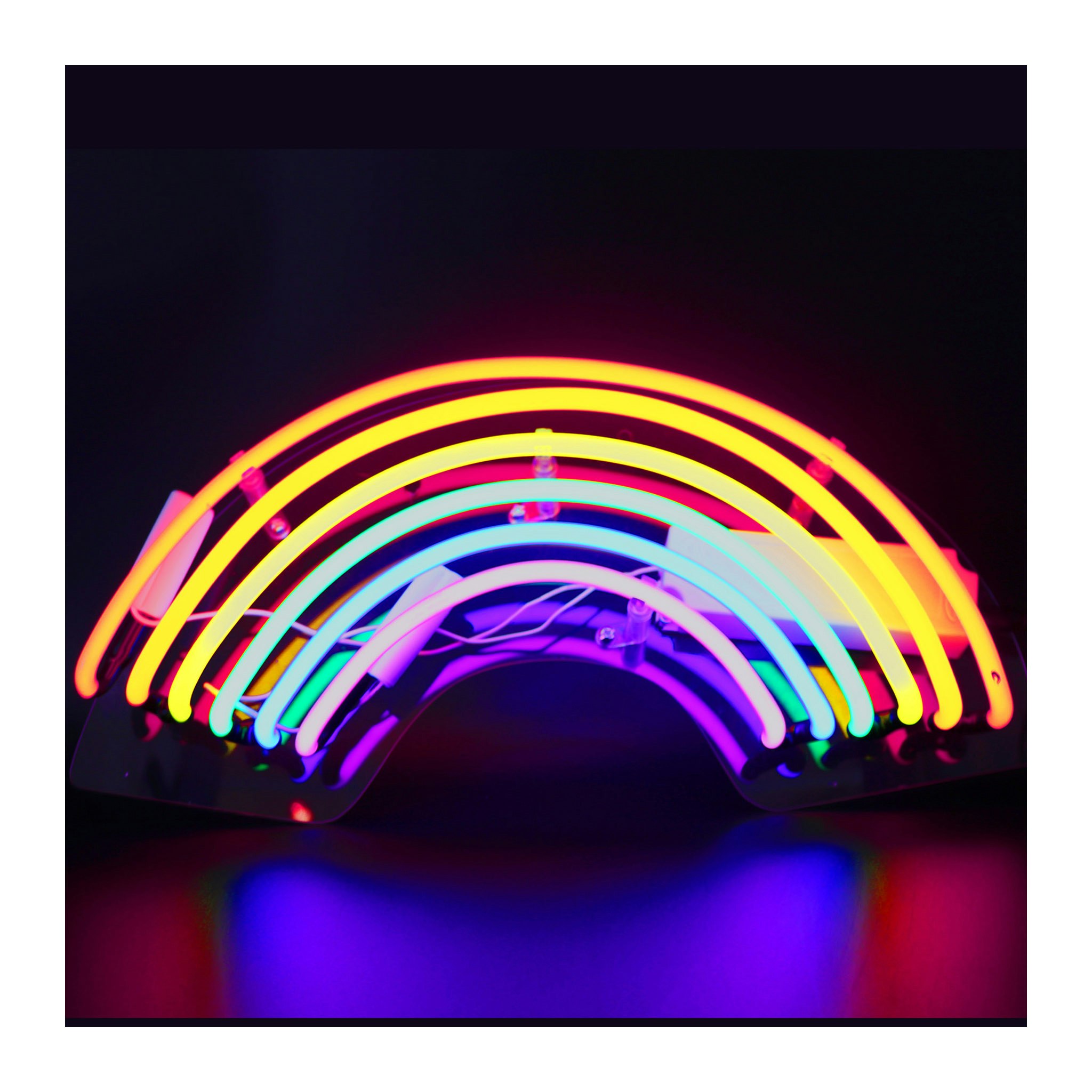 Rainbow Wall Neon Light by - Fy