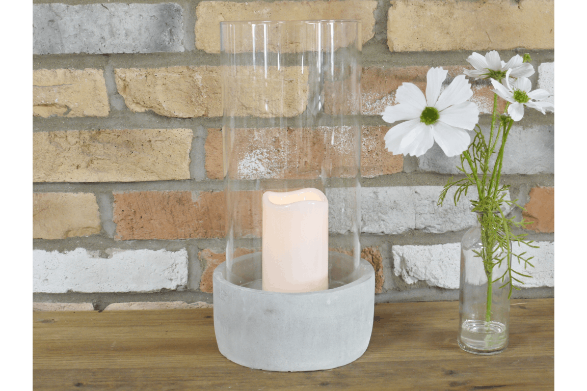 Concrete Based Candle Holder by