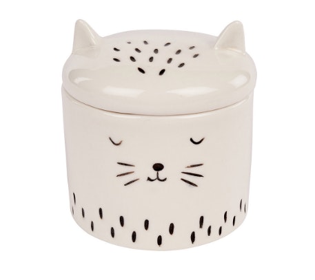 Ceramic Cat Trinket Box by Hyde And Seek
