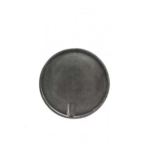 Small Round Antique Zinc Industrial Wall Light by
